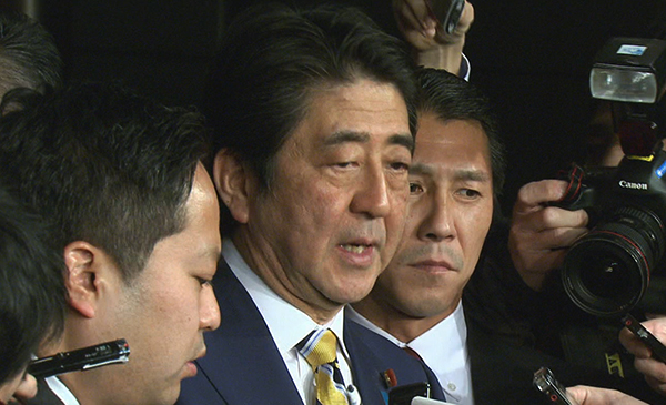 『北朝鮮に対して、断固たる制裁措置を決定した』