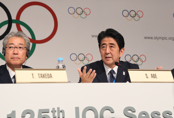 正在阿根廷共和国访问的安倍首相在“第125次国际奥林匹克委员会(IOC)全会”上进行了东京的申办陈述并举行了官方新闻发布会。
