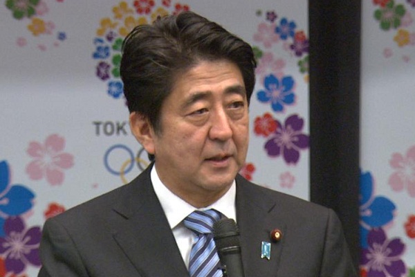 安倍总理在参议院议员会馆出席了“申办2020年东京奥运会及残奥会日本国会议员联盟总会”。