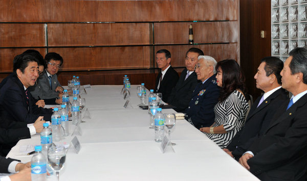 安倍总理访问了巴西联邦共和国。