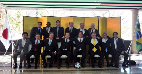 安倍总理访问了巴西联邦共和国。