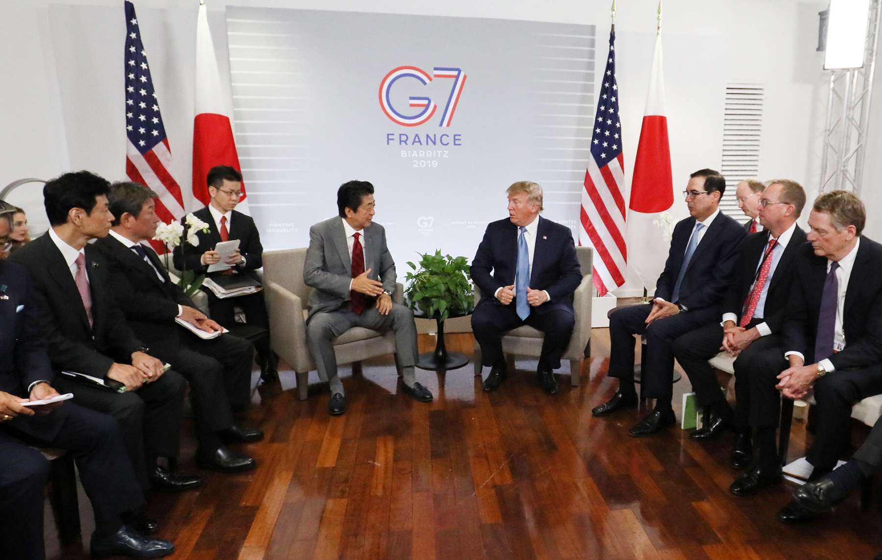 七国集团(G7)比亚里茨峰会及与各国的首脑会谈 第2天_总理动向_日本国首相官邸