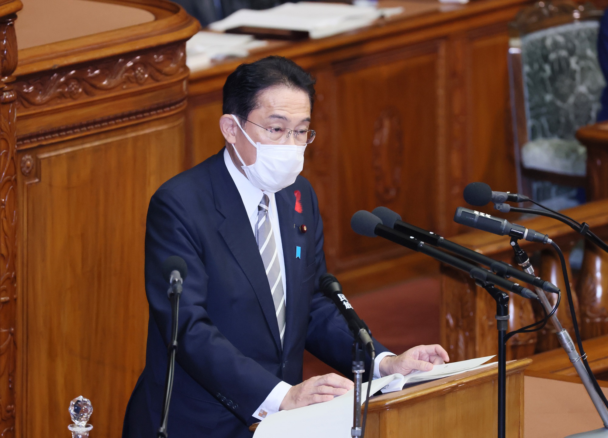 岸田内阁总理大臣在第205届国会上的就职演说