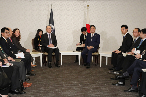 安倍总理出席了在东京都内举行的全民健康覆盖（UHC）论坛2017等。