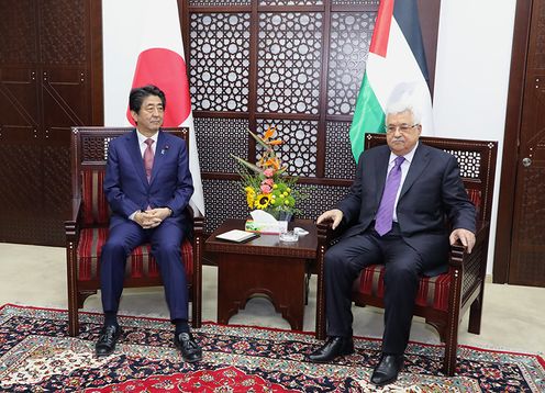 日本・巴勒斯坦首脑会谈2