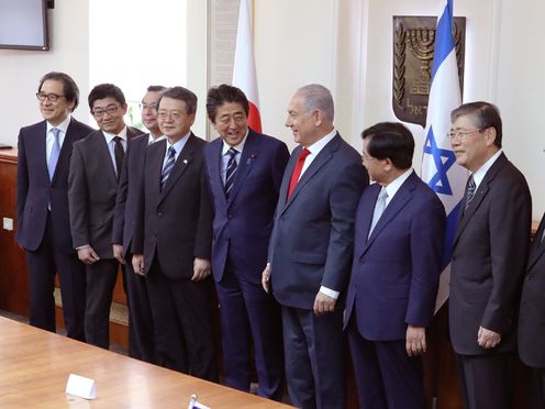 日本・以色列首脑会谈1