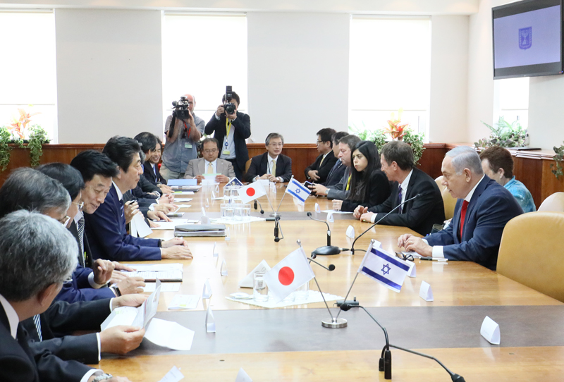 日本・以色列首脑会谈2
