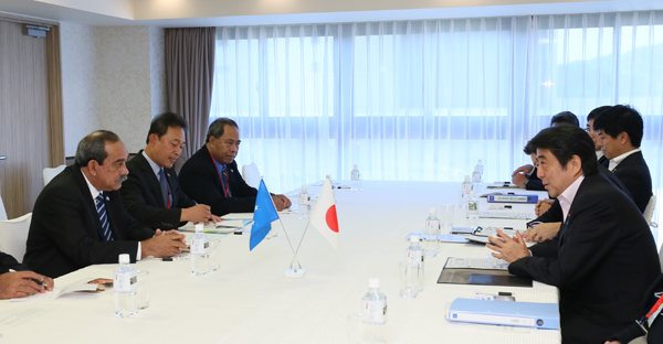 安倍总理出席了第7届太平洋岛国峰会。