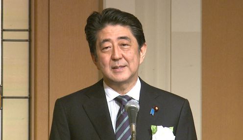 安倍总理出席了在东京都内举行的农林水产物等出口促进全国协议会总会（JAECAP2015）。