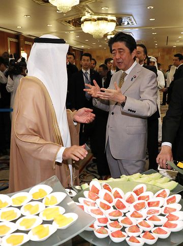 安倍总理出席日阿（UAE）商务论坛3