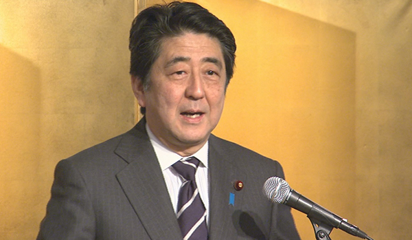 安倍总理出席了在东京都内举行的“东京开业一站式服务中心”开业仪式。