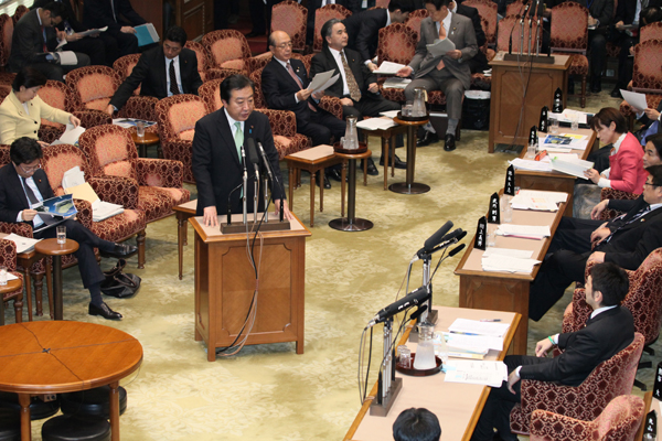 2012年3月14日，野田总理出席了参议院预算委员会。
