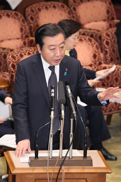 2012年3月16日，野田总理出席了参议院预算委员会。