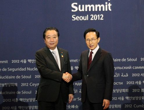 野田总理出席了在大韩民国首尔召开的第二届核安全峰会。