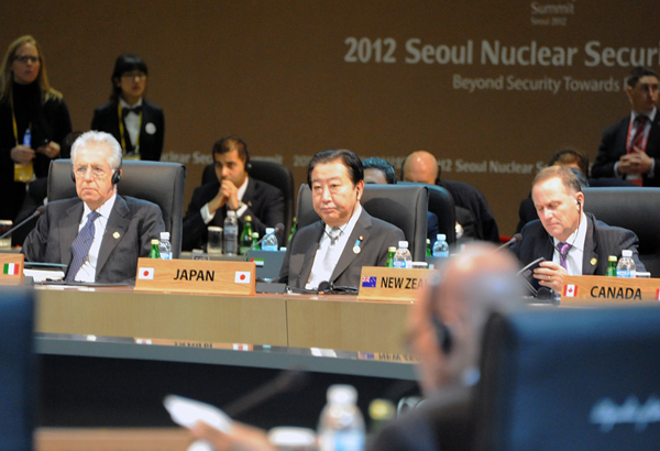 野田总理出席了在大韩民国首尔召开的第二届核安全峰会。