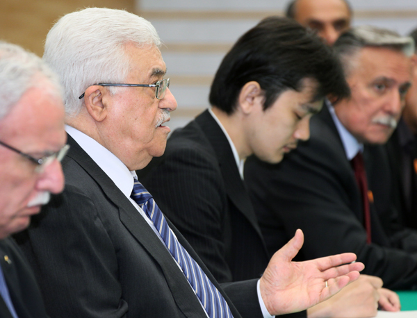 野田总理在总理大臣官邸与巴勒斯坦自治政府马哈茂德•阿巴斯总统举行了会谈。