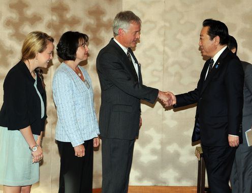 野田总理访问了美利坚合众国。