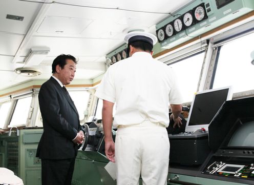 野田总理于冲绳县慰灵日的2012年6月23日，为了出席由冲绳县在丝满市和平祈念公园主办的“冲绳全体战殁者追悼仪式”，访问了冲绳县。