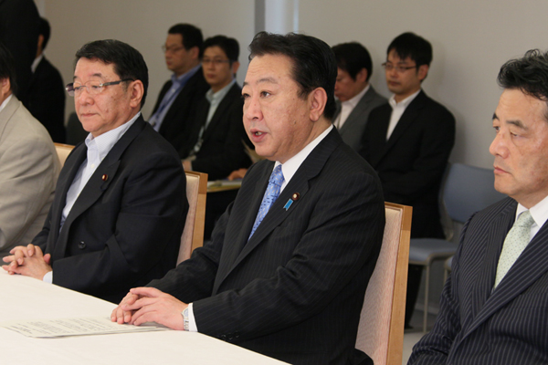 2012年8月21日，野田总理在总理大臣官邸召开了有关竹岛领土问题的相关阁僚会议。