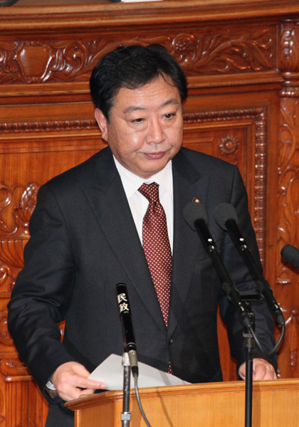 野田总理出席了众议院财务金融委员会、众议院全体会议以及参议院预算委员会。
