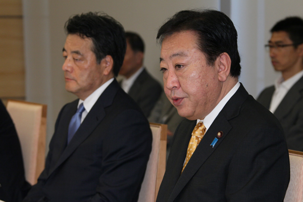 野田总理在总理大臣官邸召开了有关预算编制的阁僚委员会。
