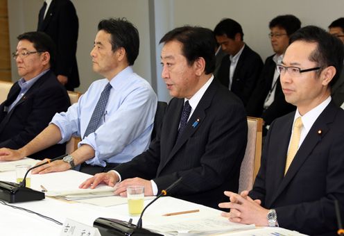 野田总理在总理大臣官邸召开了2012年第10次国家战略会议。