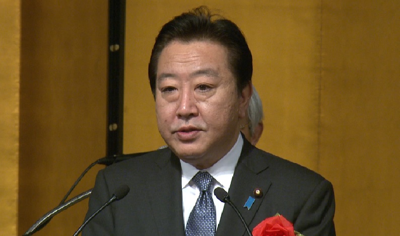 野田总理出席了在东京都内宾馆召开的第116次日本商工会议所普通会员大会。