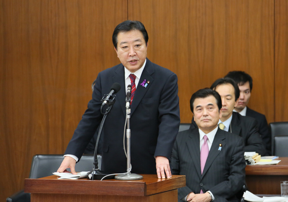 野田总理出席了众议院财务金融委员会。