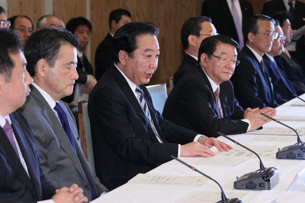 野田总理在总理大臣官邸召开了第27次原子能灾害对策本部会议。
