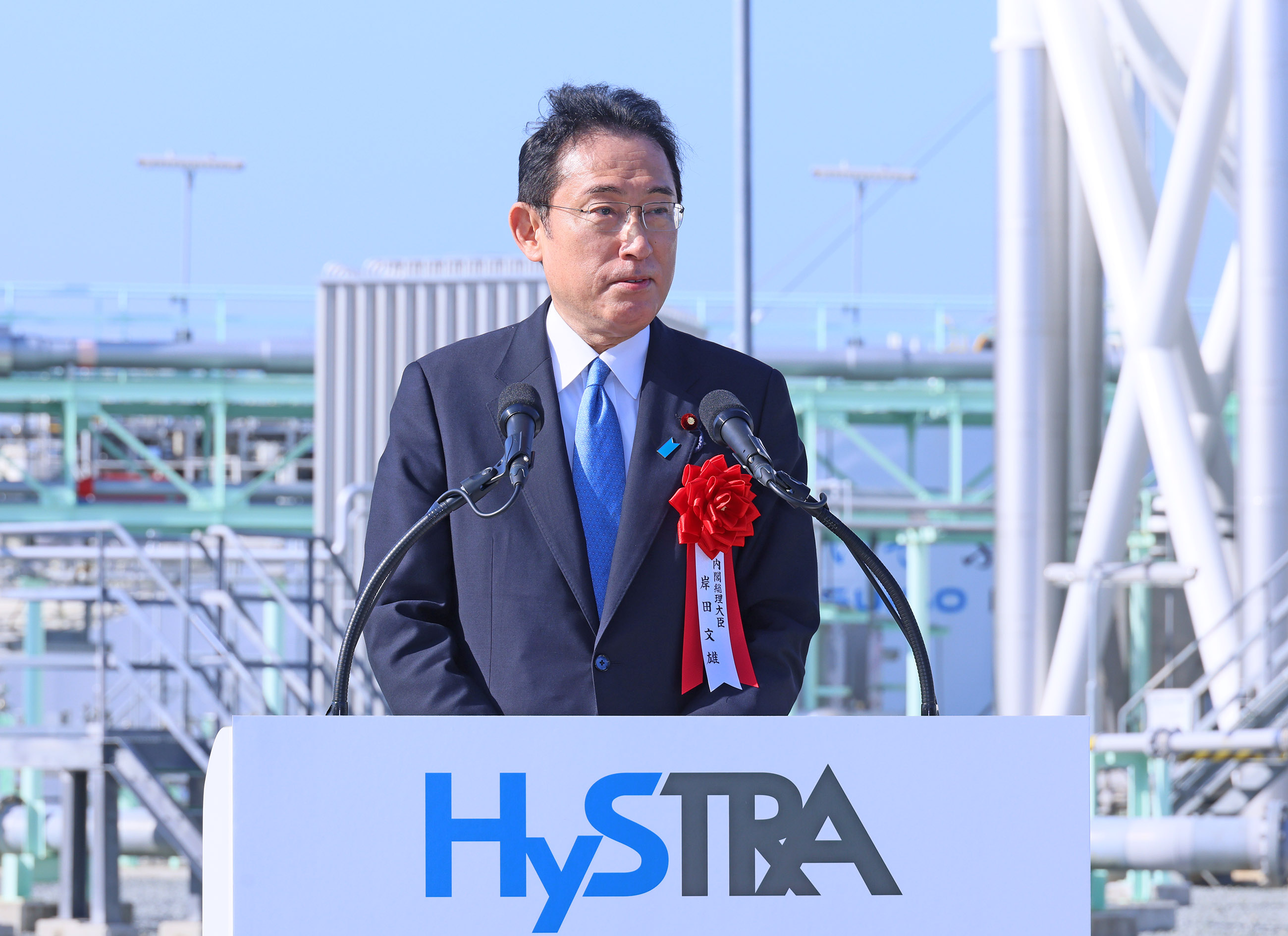 日豪サプライチェーン完遂記念式典に出席する岸田総理４