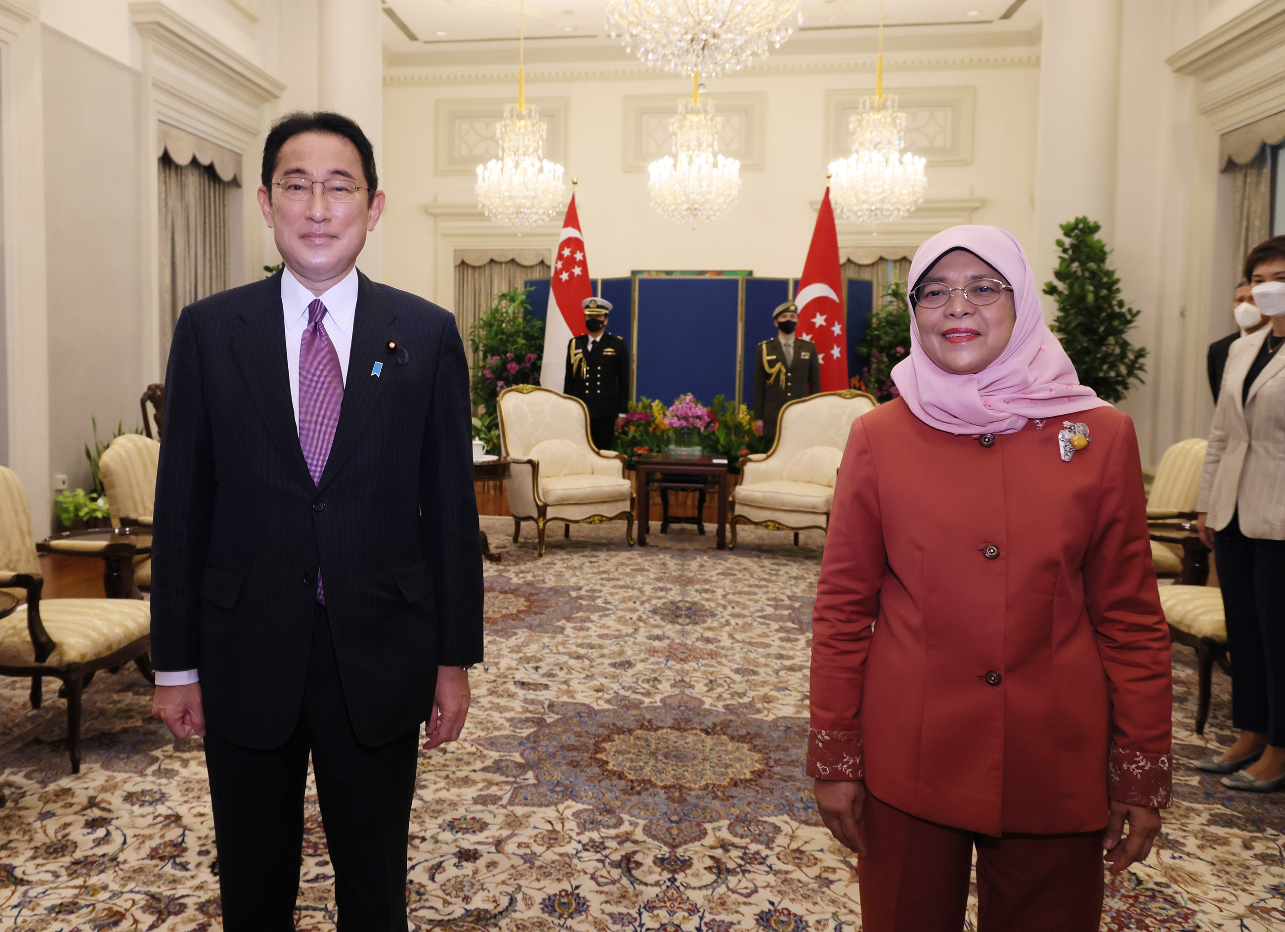 ハリマ・ヤコブ・シンガポール大統領との会談２