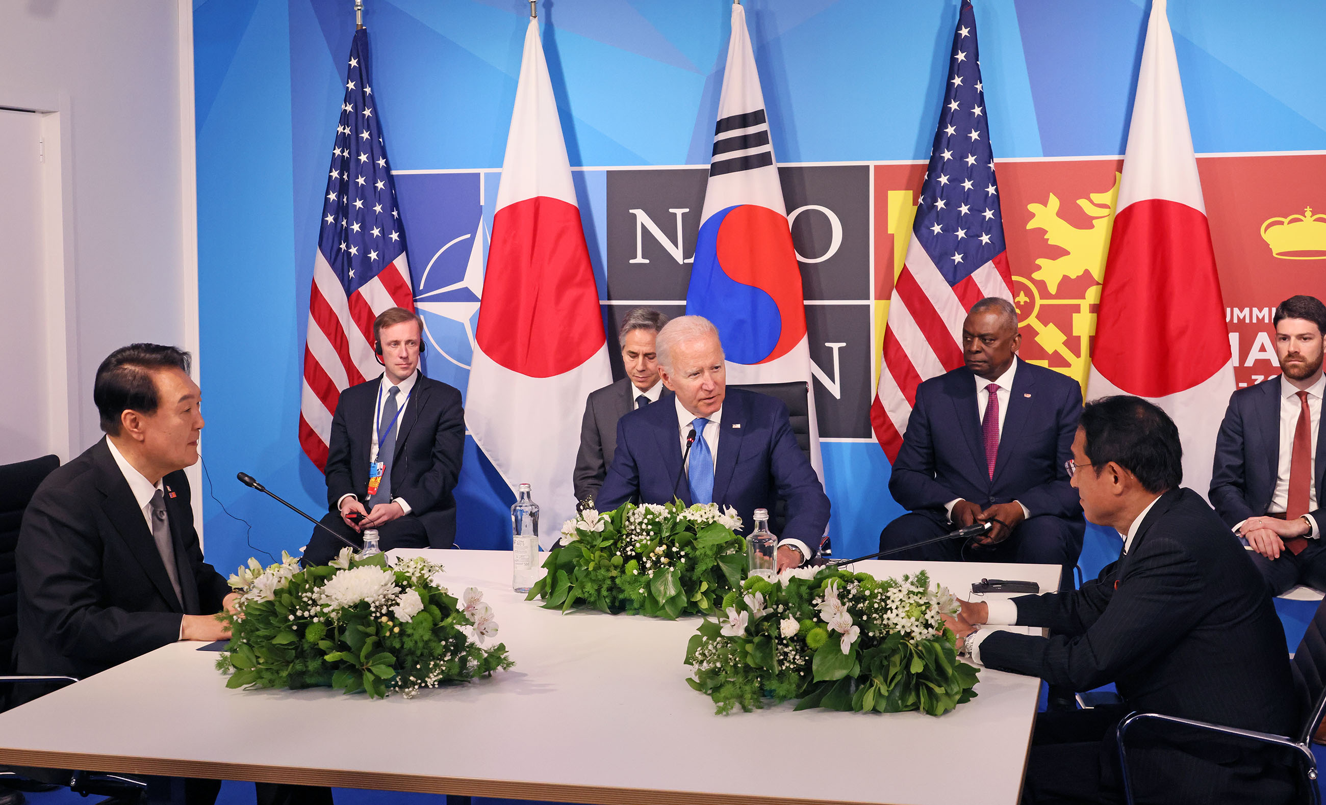日米韓首脳会談３