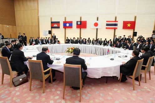 日本・メコン地域諸国首脳会議の写真
