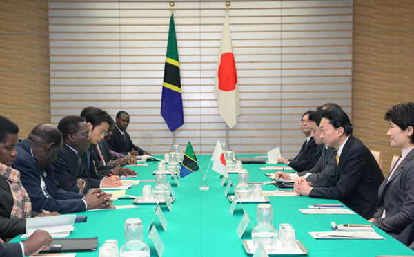 日本・タンザニア首脳会談の写真２