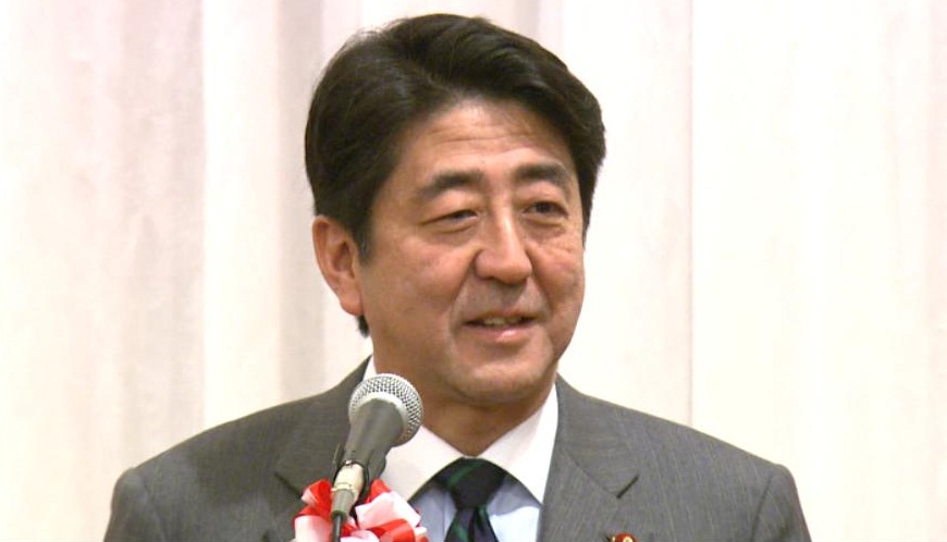 安倍总理出席了在东京都内举行的联合（日本劳动组合总联合会）2013新年交流会。