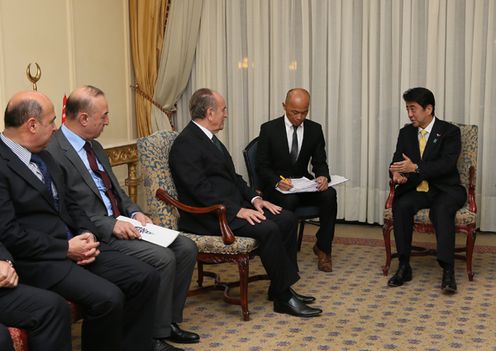 安倍总理访问了土耳其共和国。