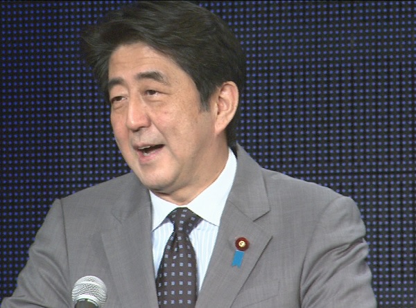安倍总理出席了在东京都内举行的“世界经济论坛 2014 JAPAN MEETING（日本会议）”,并发表了演讲。