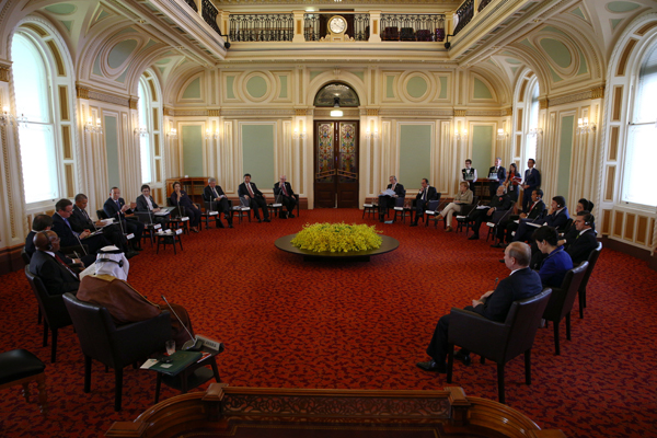 安倍总理出席G20布里斯班峰会。