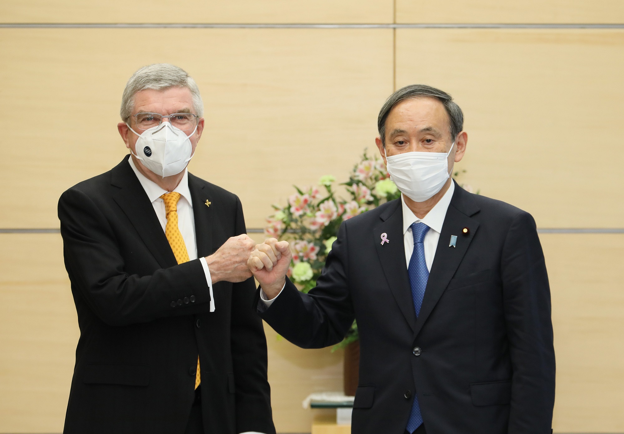 会见国际奥林匹克委员会（IOC）主席巴赫