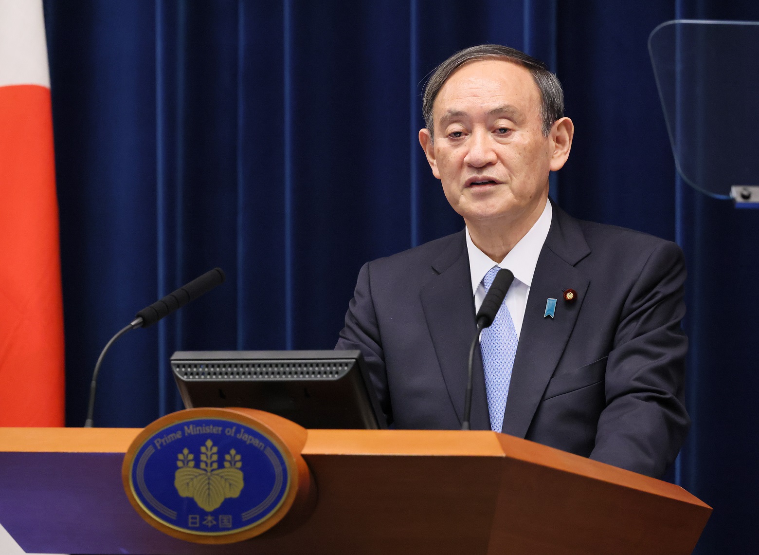 菅内阁总理大臣有关新型冠状病毒感染症的记者招待会