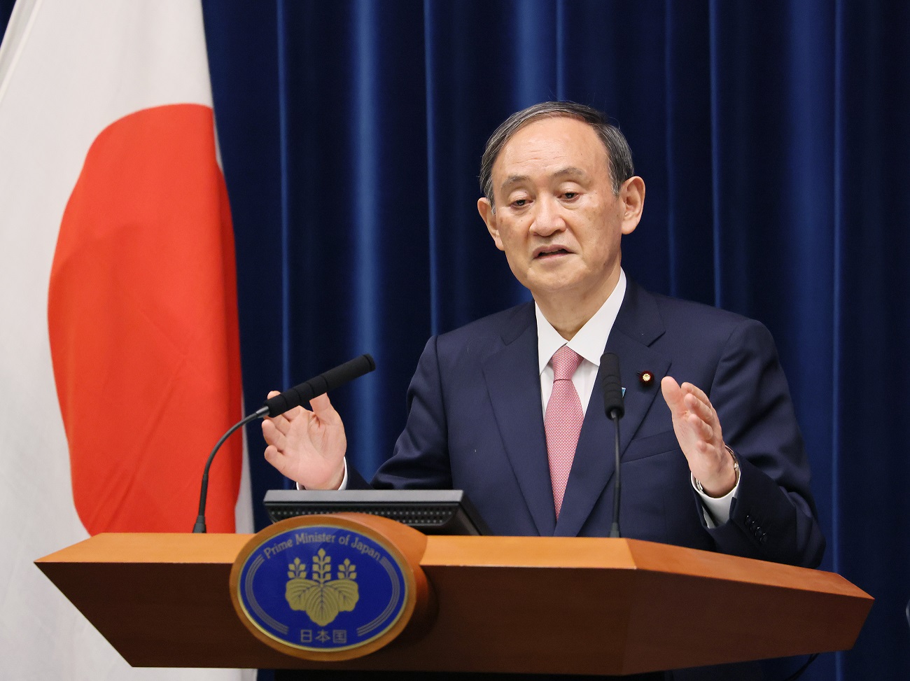 菅内阁总理大臣关于新型冠状病毒感染症的记者招待会