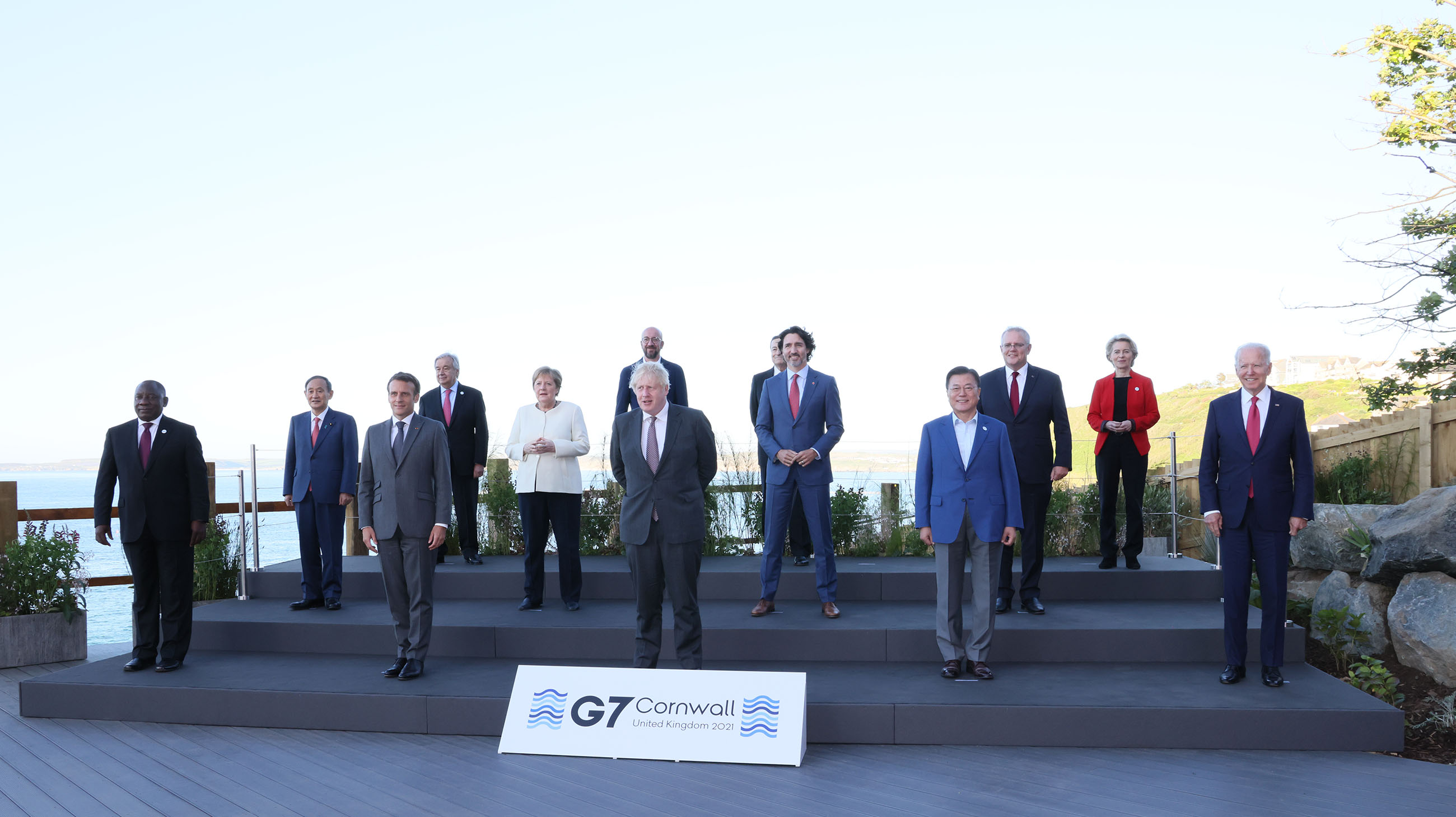 七国集团（G7）康沃尔峰会以及与各国的首脑会谈-第二天
