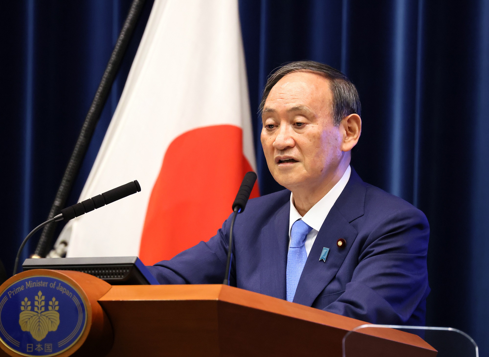 菅总理大臣记者招待会