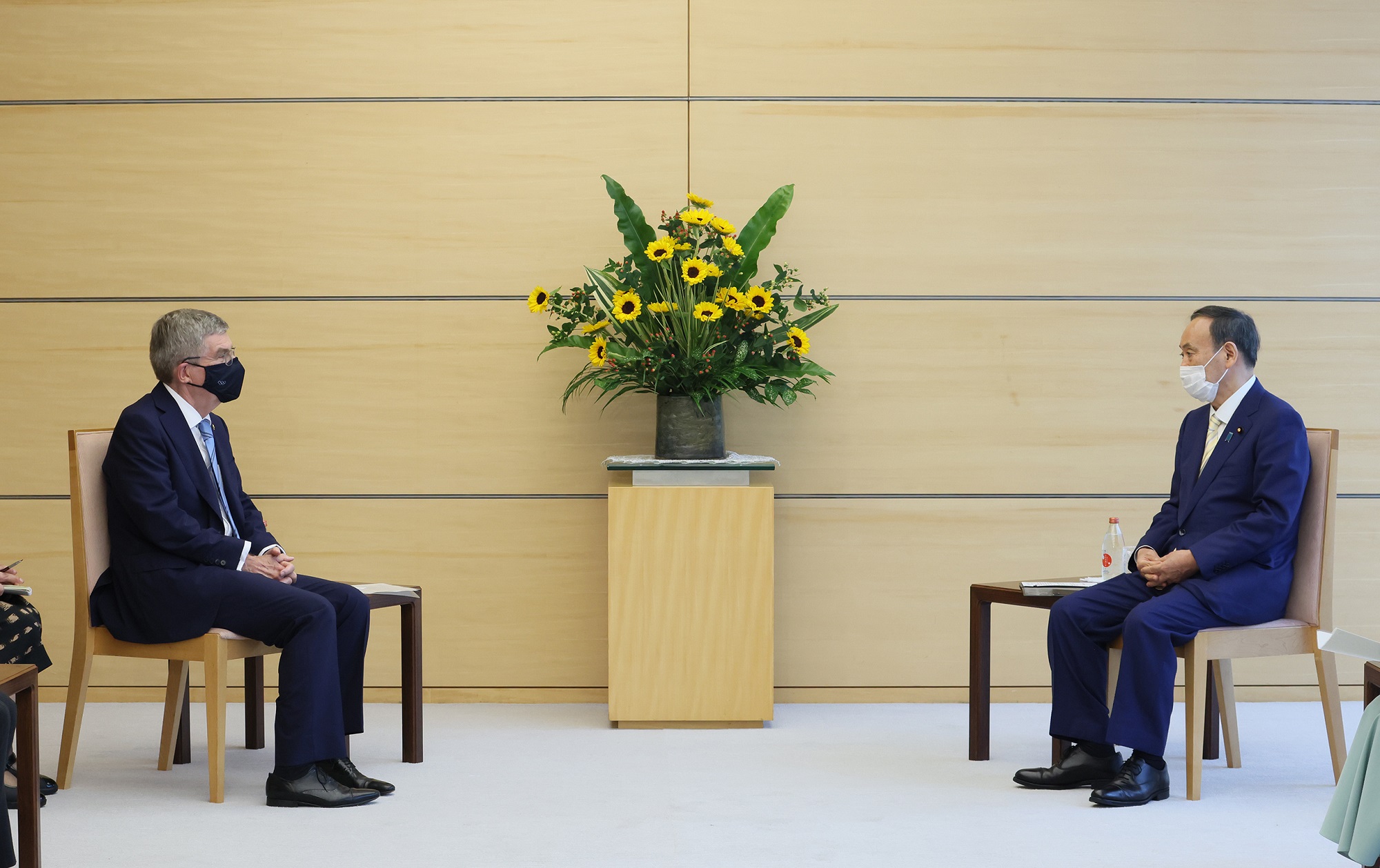 会见IOC主席巴赫