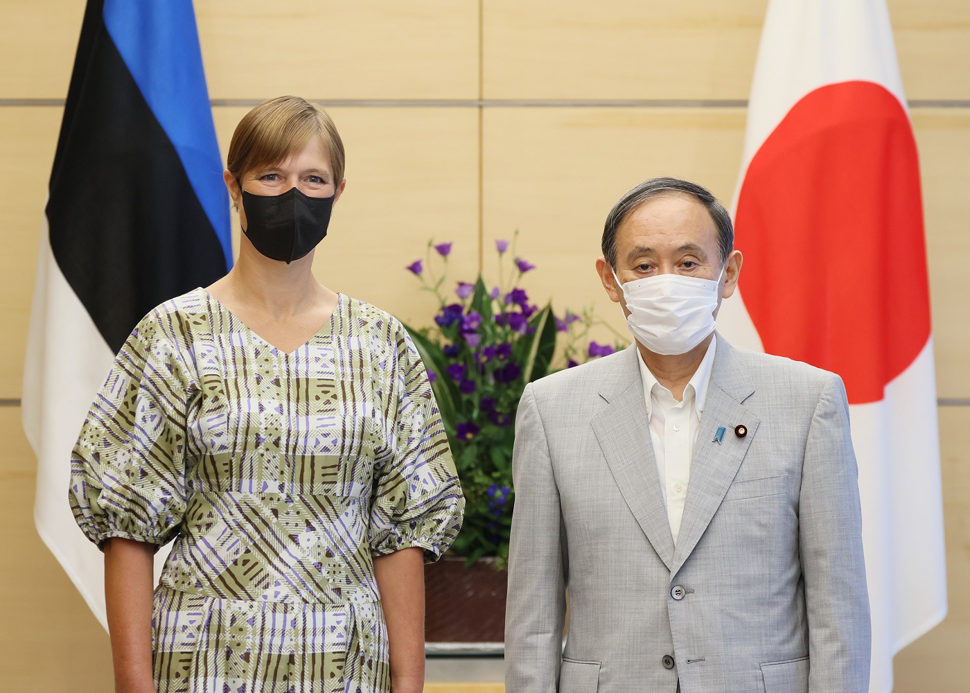 日本与爱沙尼亚的首脑会谈