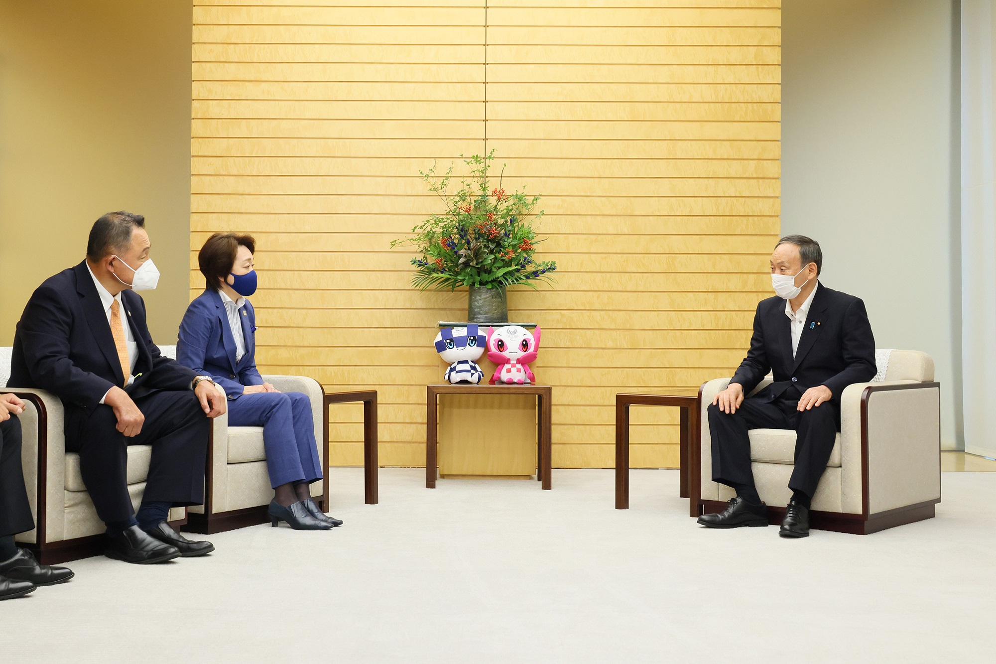 东京奥运会及残奥会组委会、日本奥委会的拜访