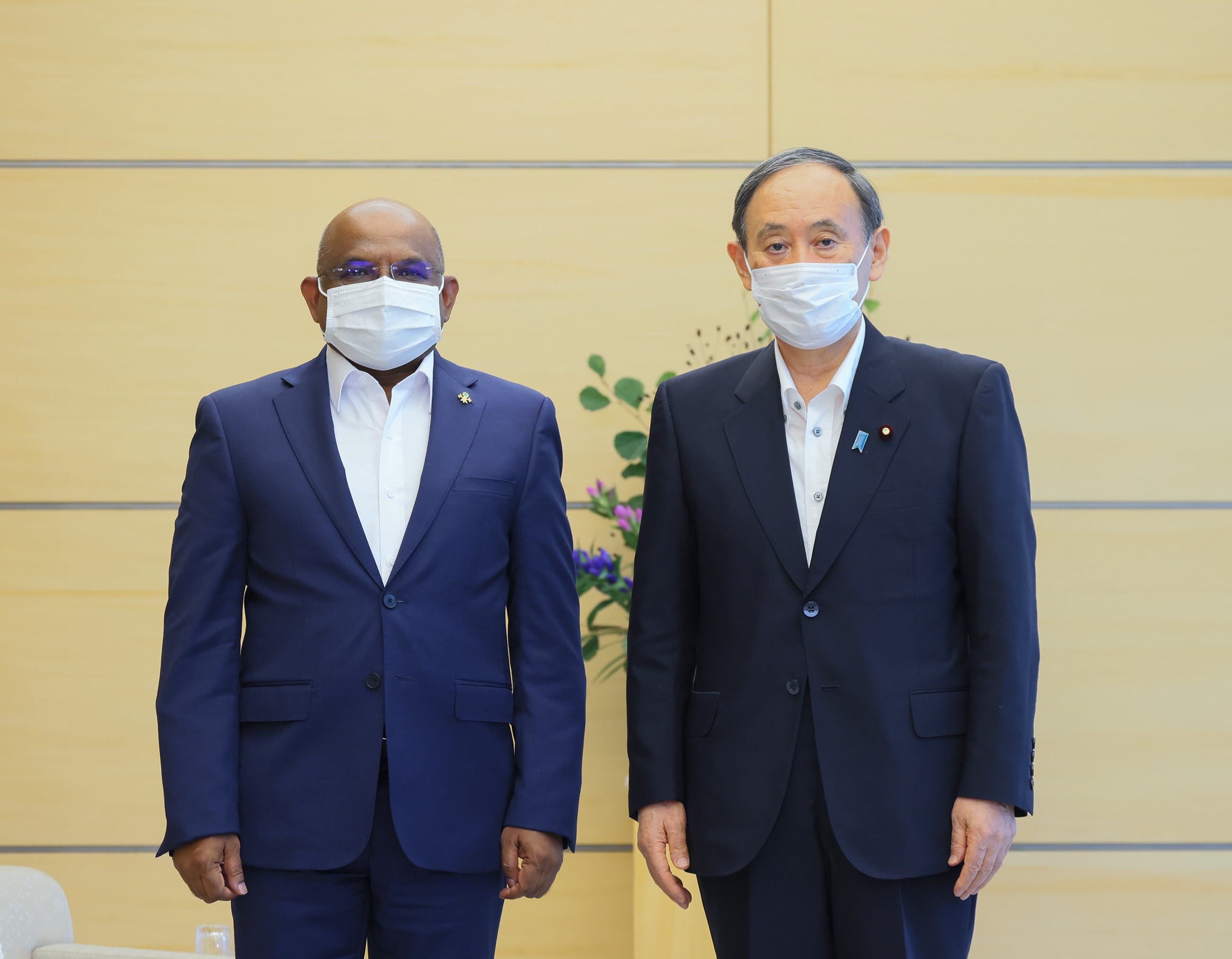 会见第76届联合国大会主席沙希德