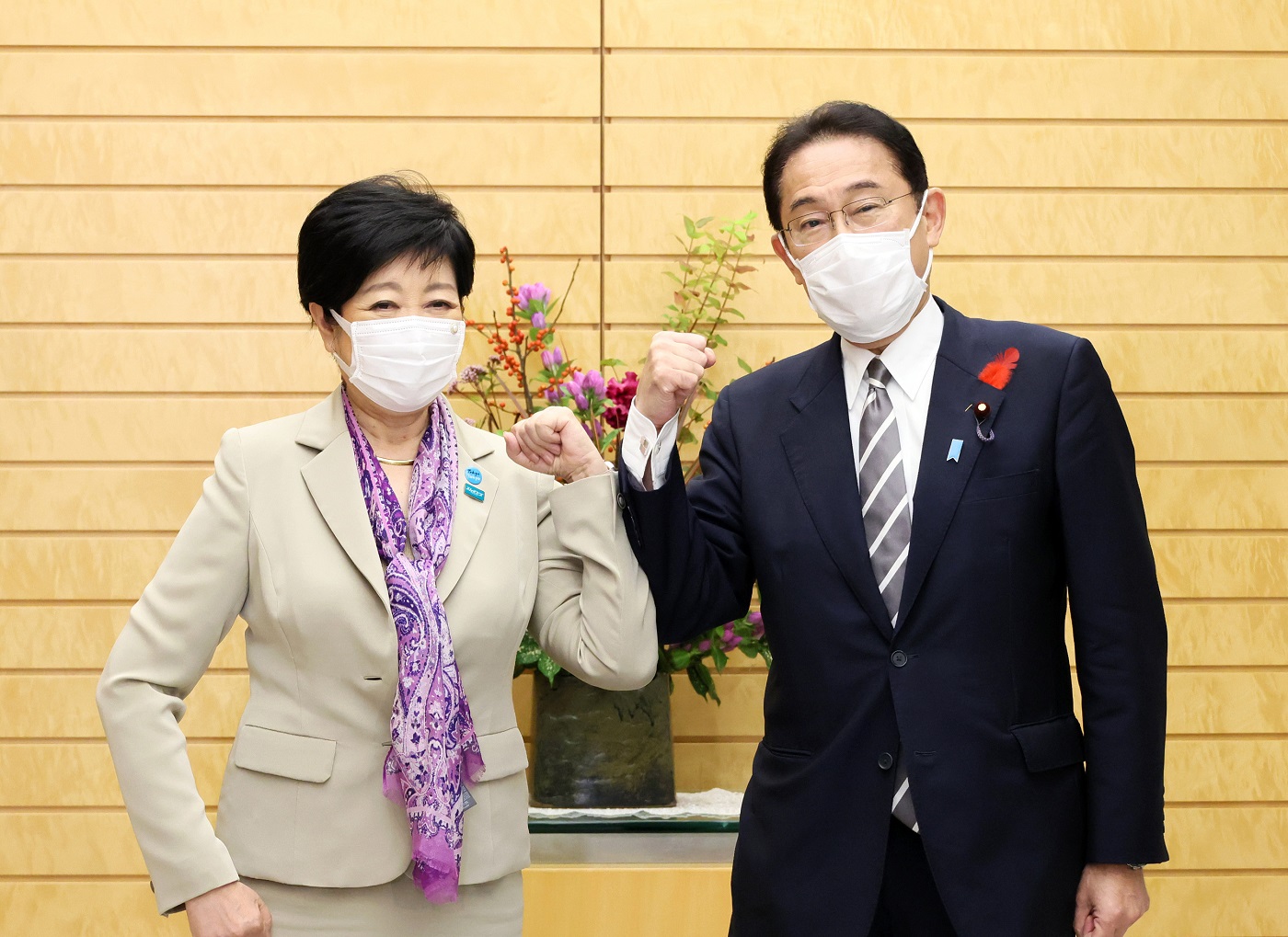 与东京都知事的会面