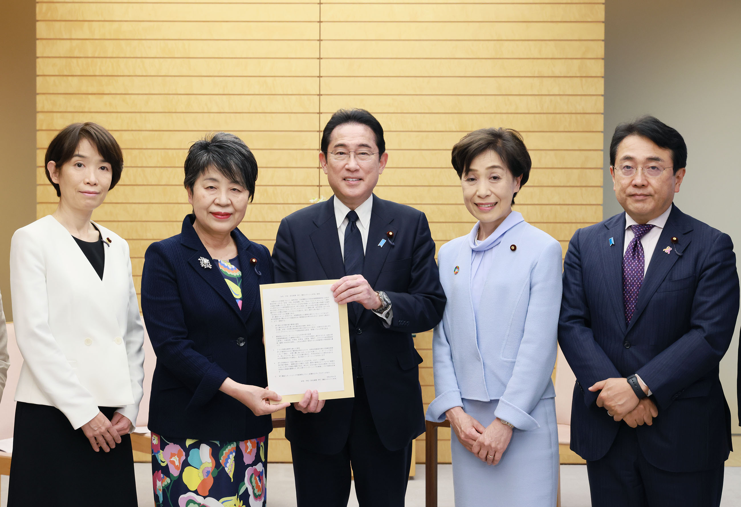 会见妇女、和平与安保（WPS）议会人网络JAPAN