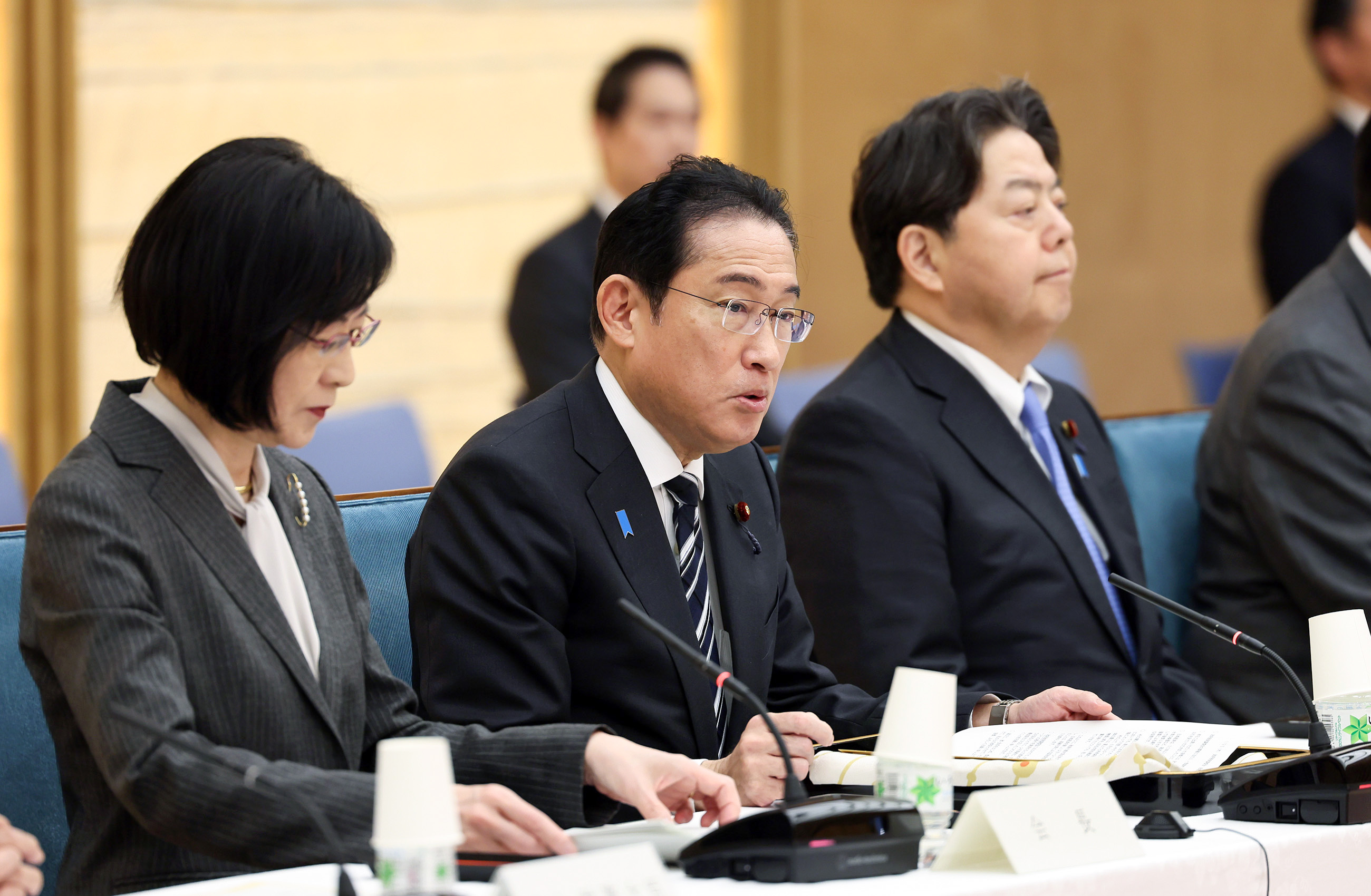 岸田首相在会议中致辞 (1)